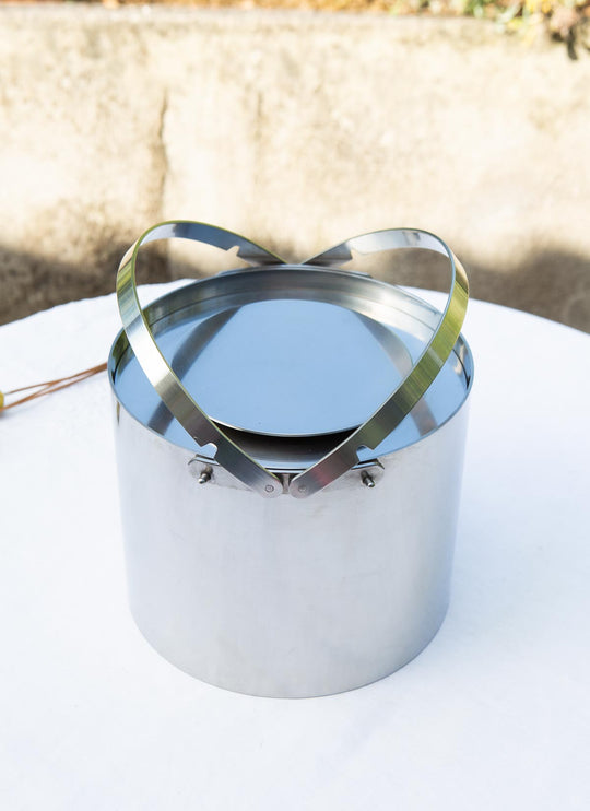 Cubitera acero inox Cylinda de Arne Jacobsen para Stelton 2.5 litros