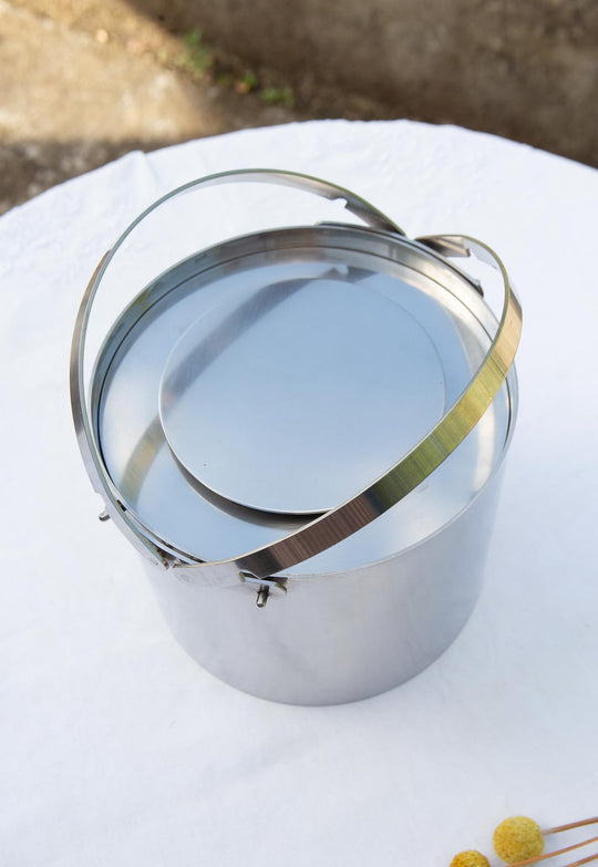Cubitera acero inox Cylinda de Arne Jacobsen para Stelton 2.5 litros