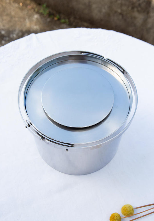 Cubitera acero inox Cylinda de Arne Jacobsen para Stelton 2.5 litros