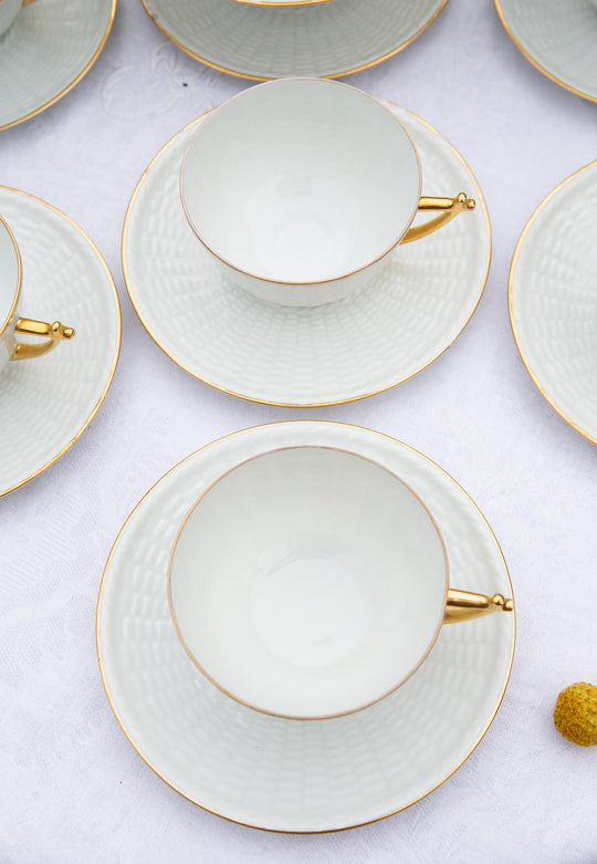 Juego de té PARA 10 porcelana Limoges Charles Field HAVILAND (21 PIEZAS)