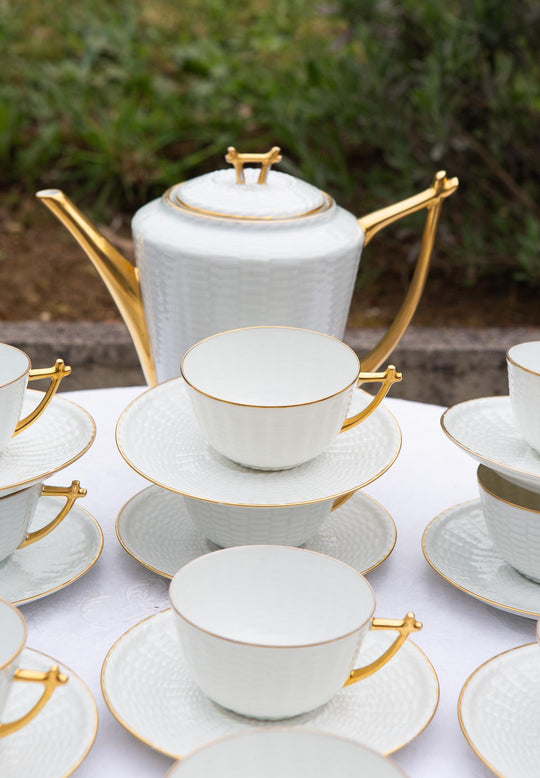 Juego de té PARA 10 porcelana Limoges Charles Field HAVILAND (21 PIEZAS)