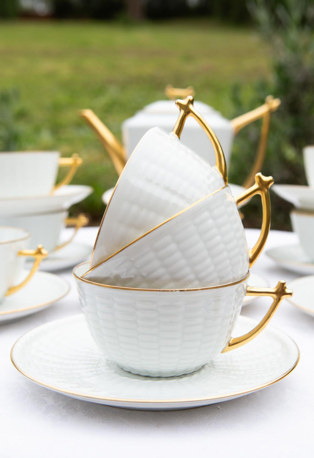 Juego de té PARA 10 porcelana Limoges Charles Field HAVILAND (21 PIEZAS)