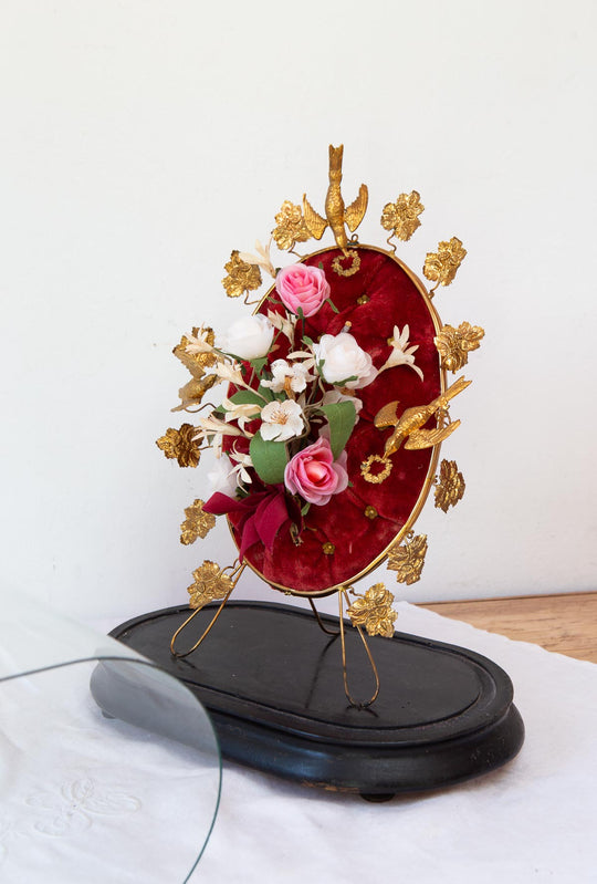 Antiguo fanal o "globe mariée" francés s. XIX (44 cm)