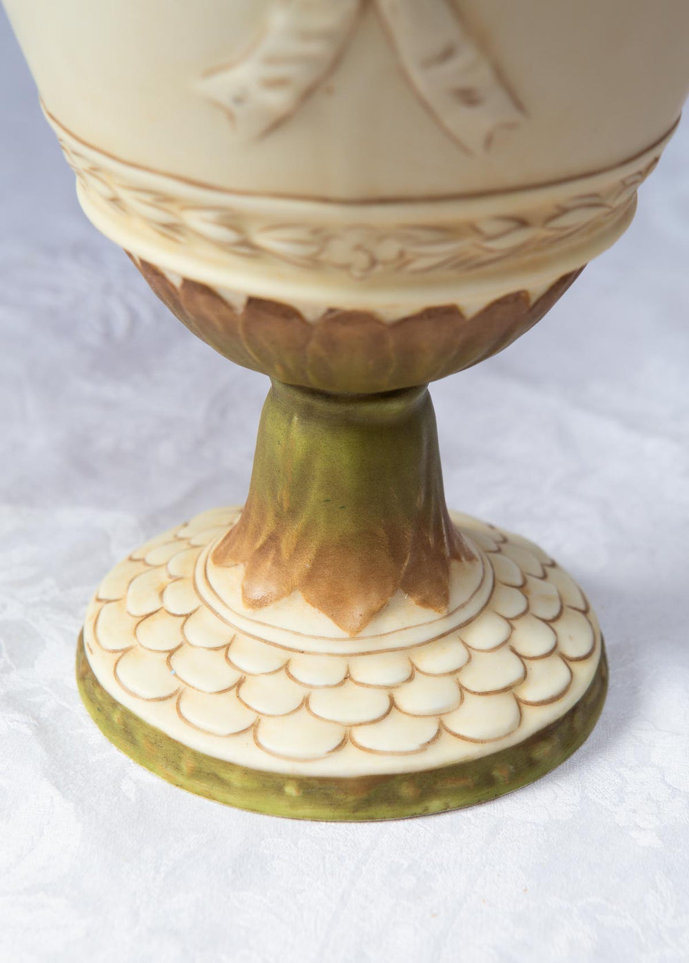 Jarrón art nouveau Royal Dux Bohemia inspiración clásica aprox. 1900 (33 cm)