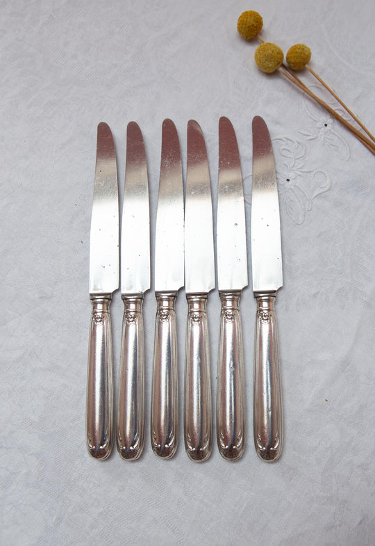 Juego 6 cuchillos MESA Boulenger "coquille" c. 1940s