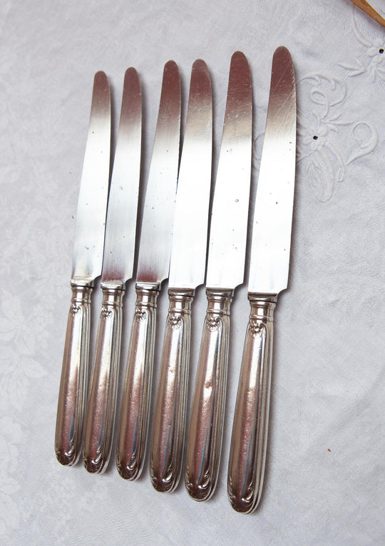Juego 6 cuchillos MESA Boulenger "coquille" c. 1940s