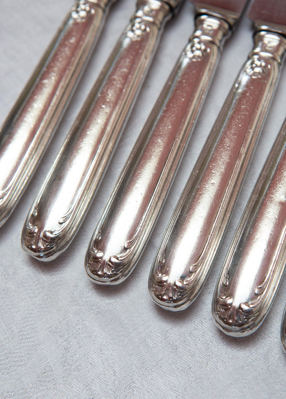 Juego 6 cuchillos MESA Boulenger "coquille" c. 1940s