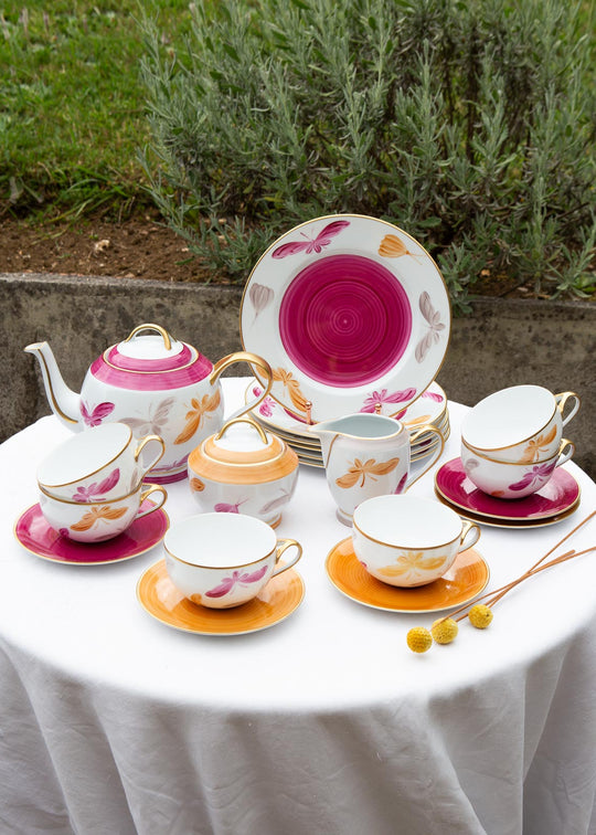 juego te porcelana pintada a mano marie daage
