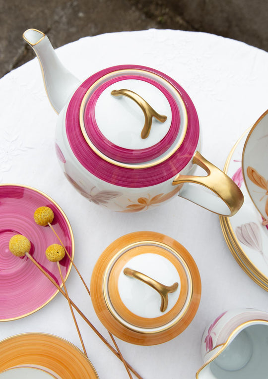 juego te porcelana pintada a mano marie daage