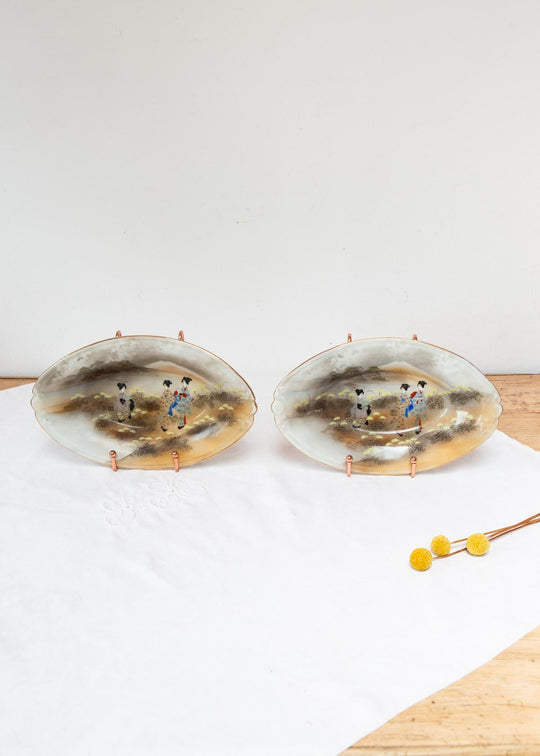 pareja rabaneras porcelana japonesa