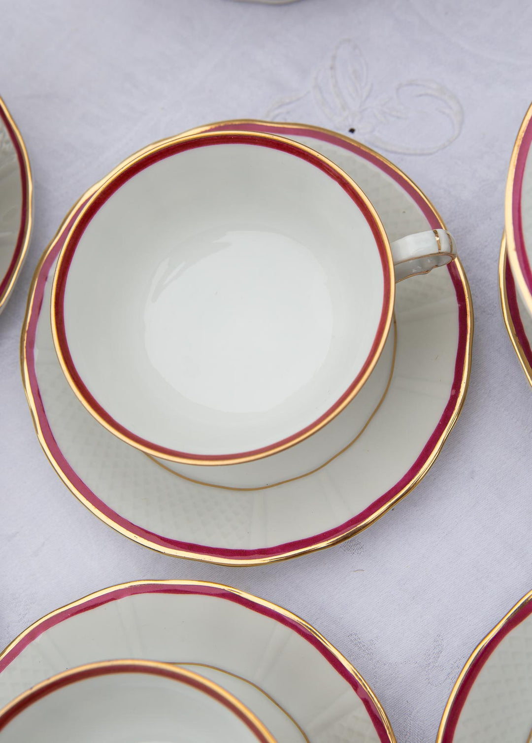 Juego de té PARA 8 porcelana Limoges Bernardaud (21 PIEZAS)