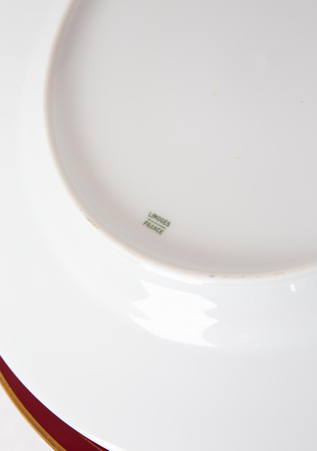Juego de 12 bajoplatos porcelana Limoges
