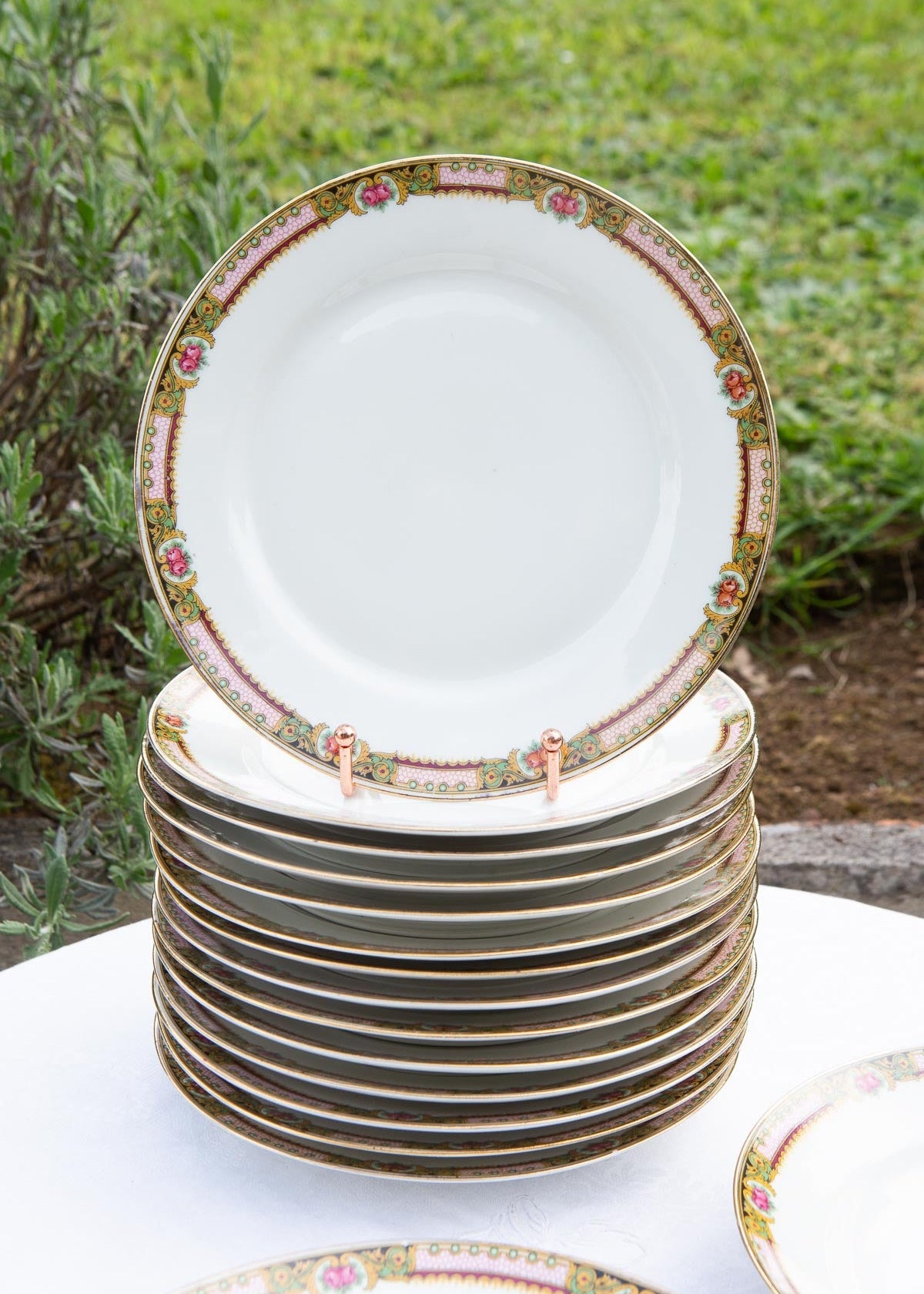 platos porcelana llanos y hondos limoges franceses