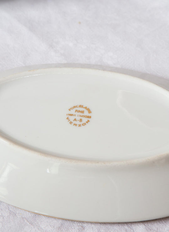Juego de platos LLANOS y HONDOS PARA 12 porcelana Limoges (25 PIEZAS)