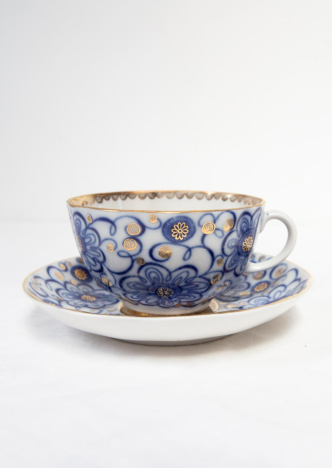 Juego de té para 2 porcelana rusa Lomonosov "Made in URSS"
