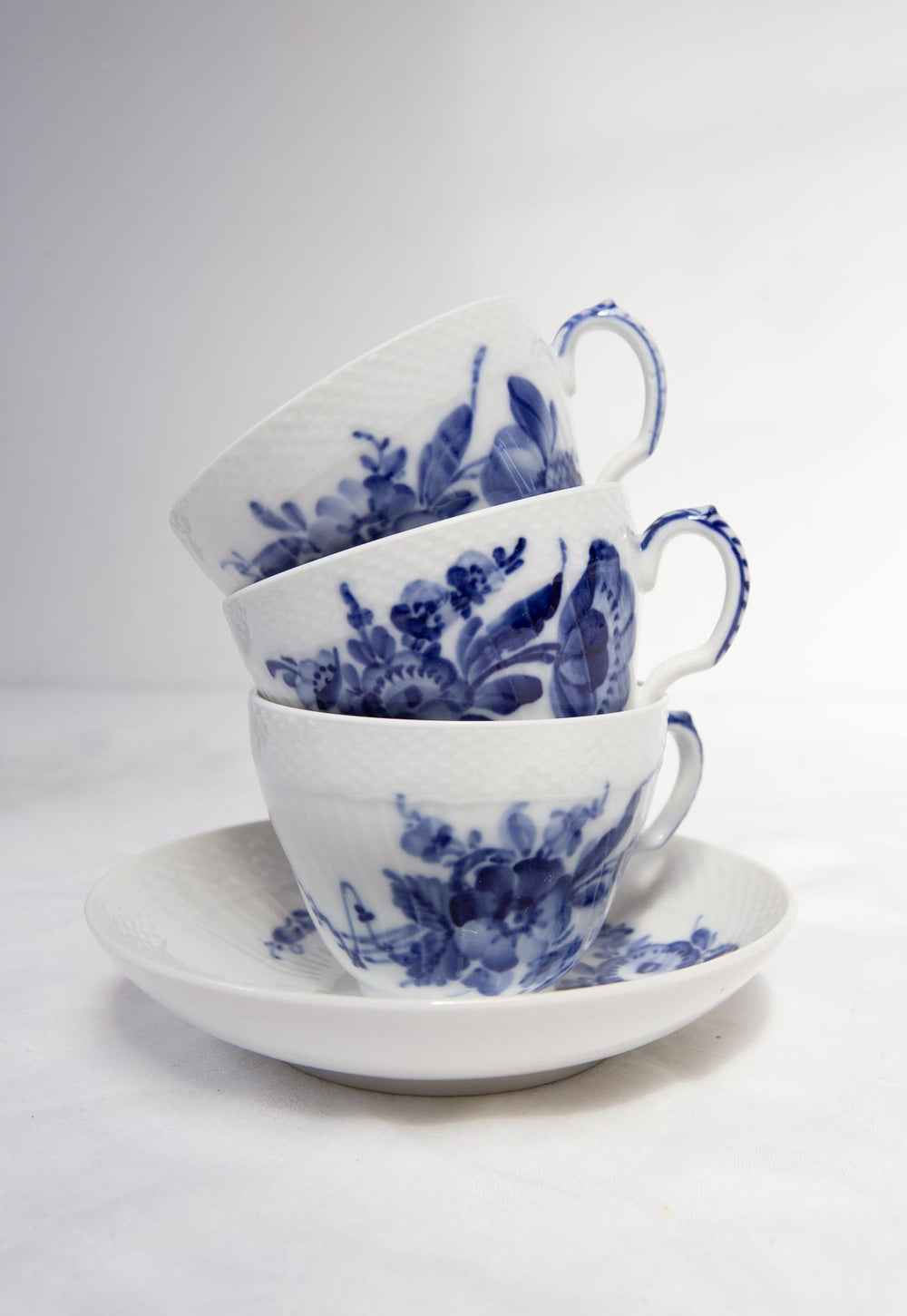 Juego de café Royal Copenhagen "Flor azul" "Blå Blomst" (11 SERVICIOS)