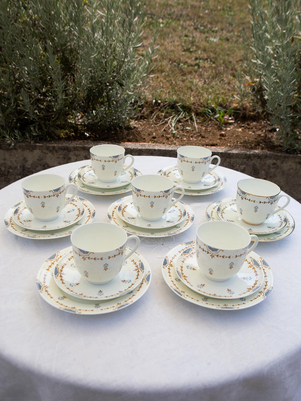 Juego de café porcelana rusa Lomonosov para 7 "Made in URSS" (22 PIEZAS)