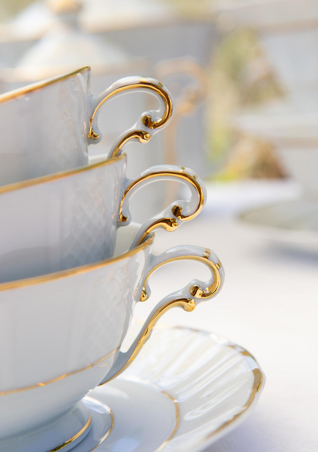 Juego de té PARA 12 porcelana Limoges Bernardaud (26 PIEZAS)
