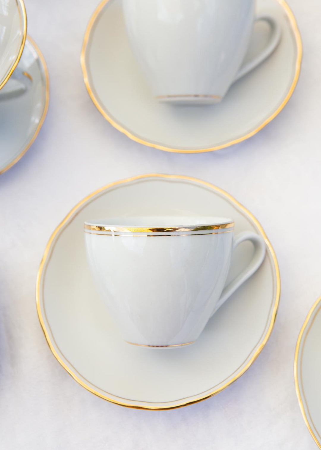 Juego de café porcelana checa Bohemia para 11 c. 1960s (26 PIEZAS)
