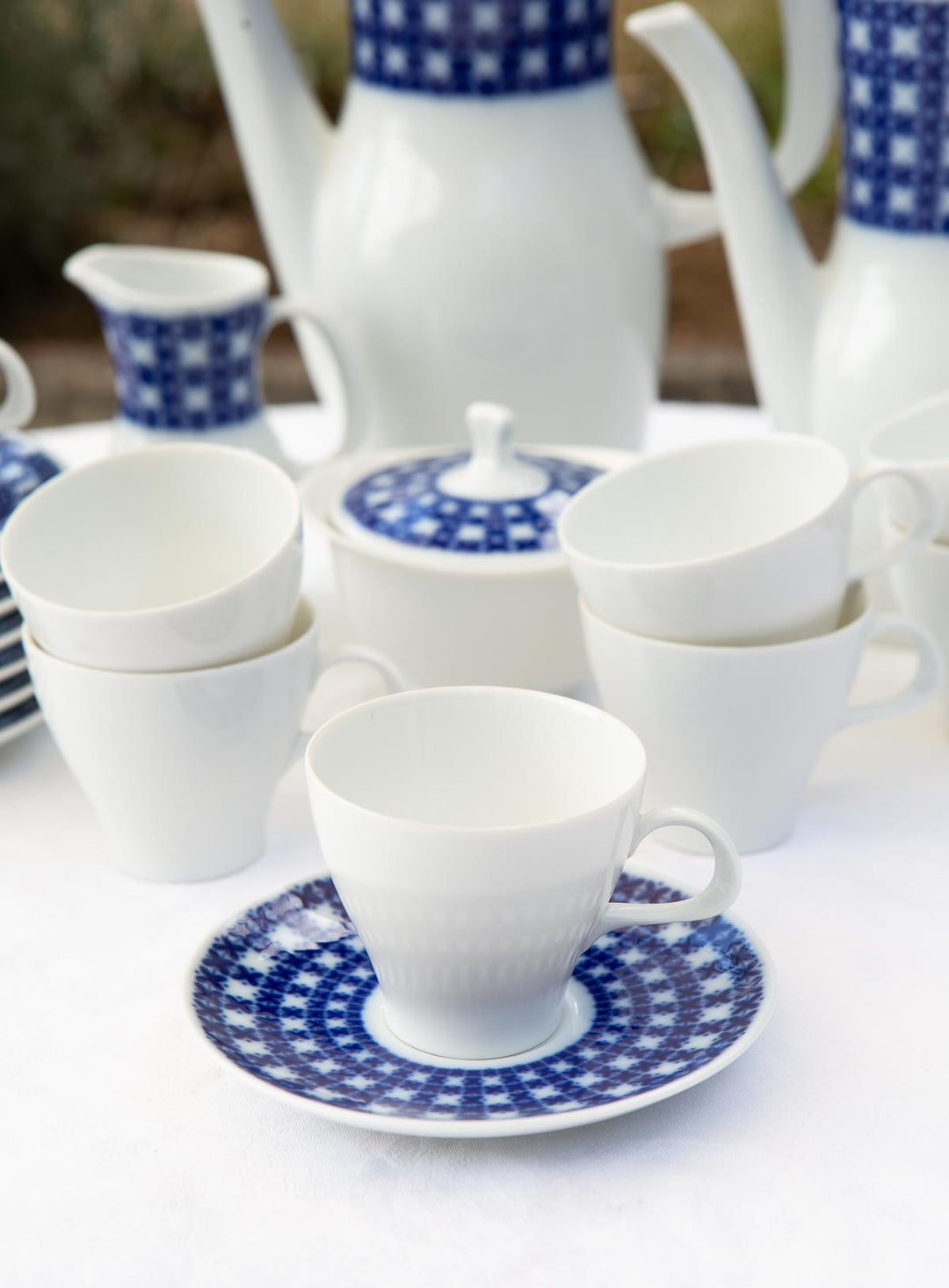 Juego de café PARA 8 porcelana alemana THOMAS c. 1960/70s (20 PIEZAS)