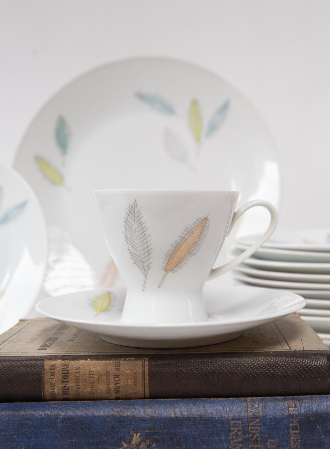 Juego de café y postre porcelana Rosenthal Raymond Loewy Form 2000 para 13, 1954-1978 (43 PIEZAS)
