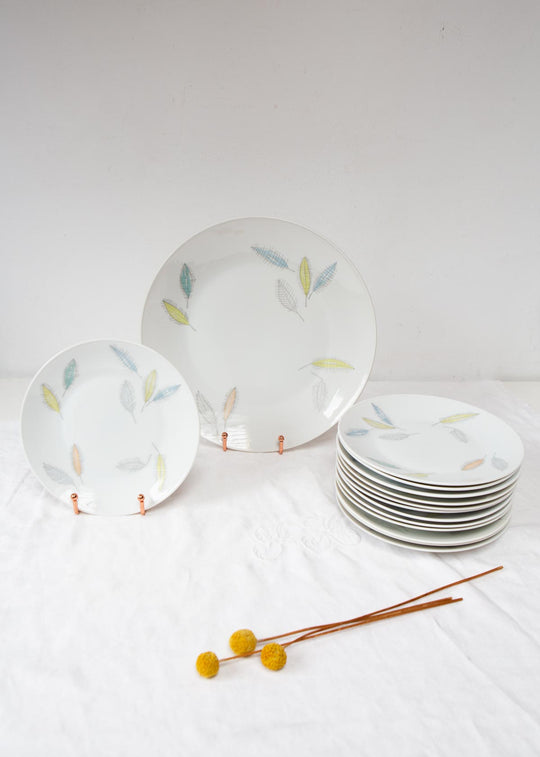 Juego de café y postre porcelana Rosenthal Raymond Loewy Form 2000 para 13, 1954-1978 (43 PIEZAS)