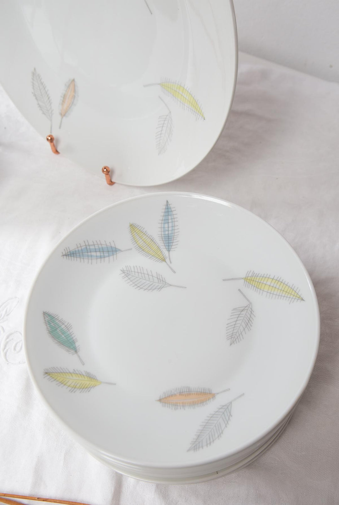 Juego de café y postre porcelana Rosenthal Raymond Loewy Form 2000 para 13, 1954-1978 (43 PIEZAS)
