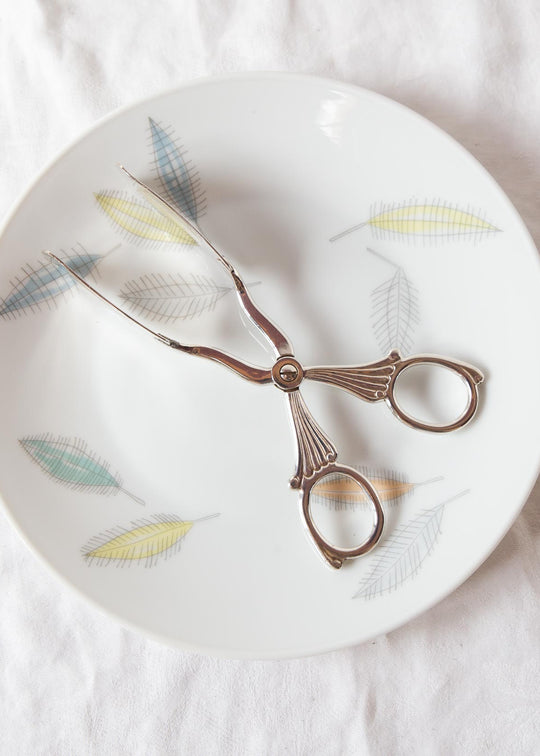 Antiguas pinzas para pasteles suecas estilo art nouveau