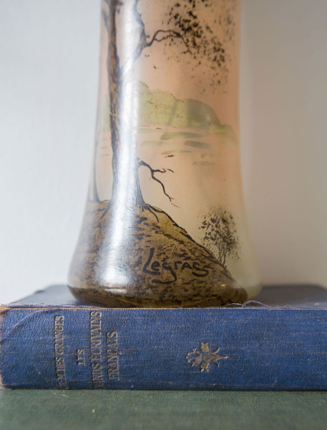 JARRÓN LEGRAS ANTIGUO FRENCH VASE