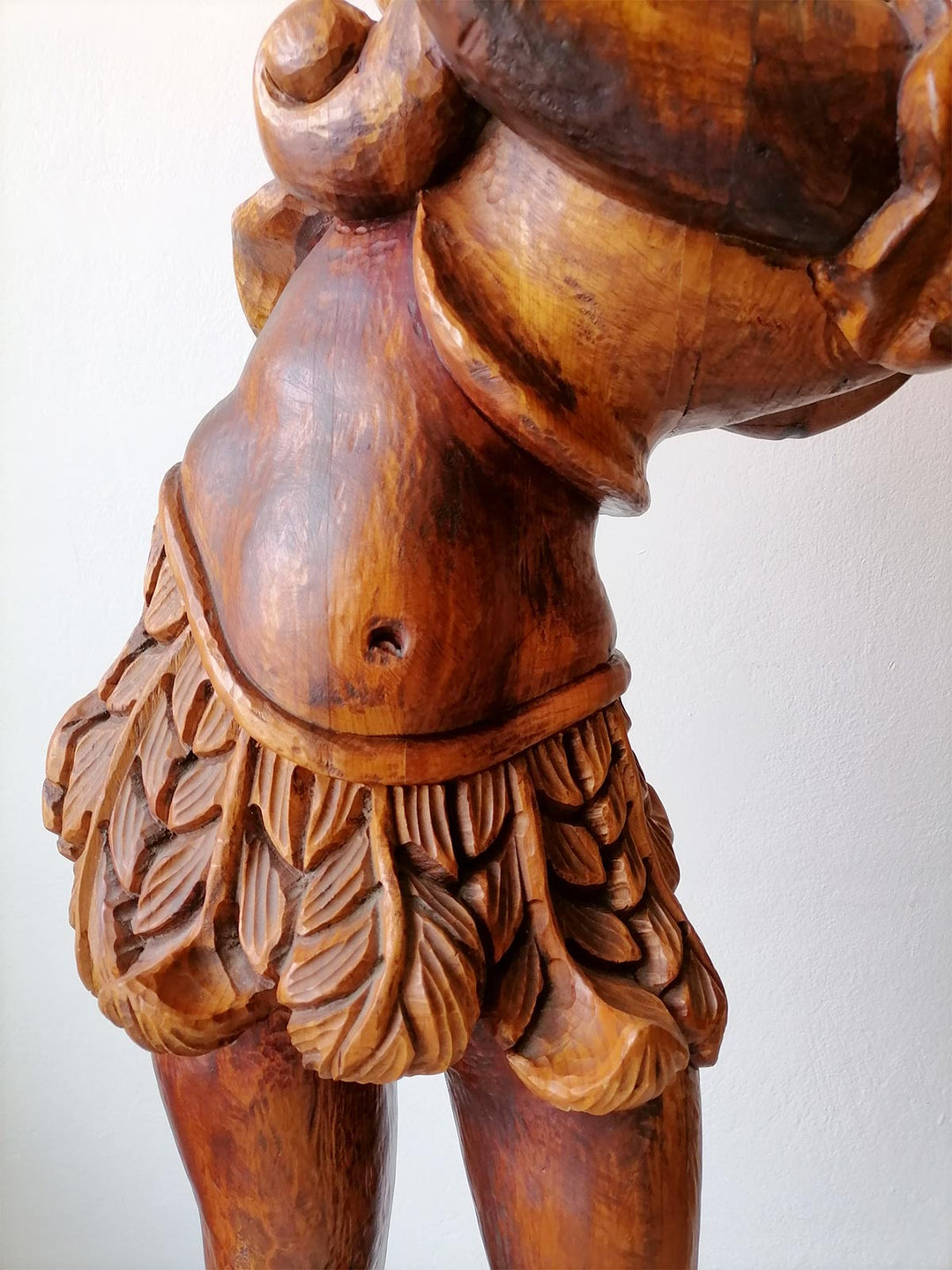 Gran lámpara de pie torchero florentino con nubio c. 1930 (225 cm)