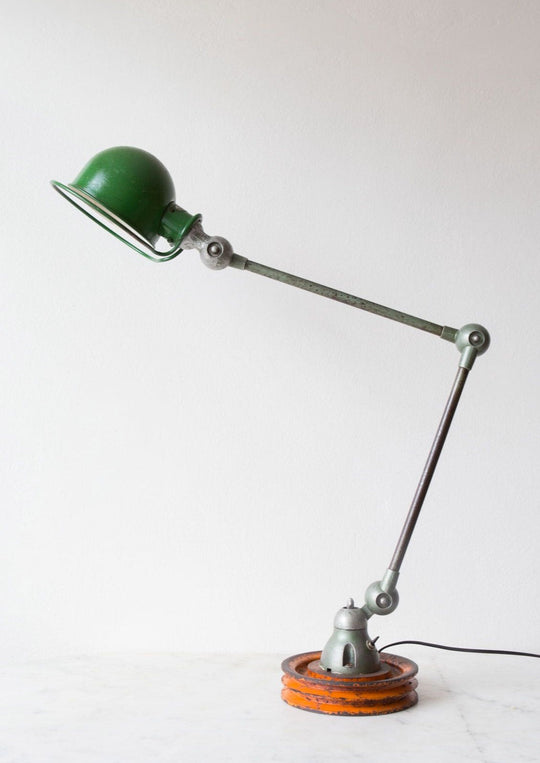 Lámpara escritorio industrial Jielde 2 brazos (VENDIDA)
