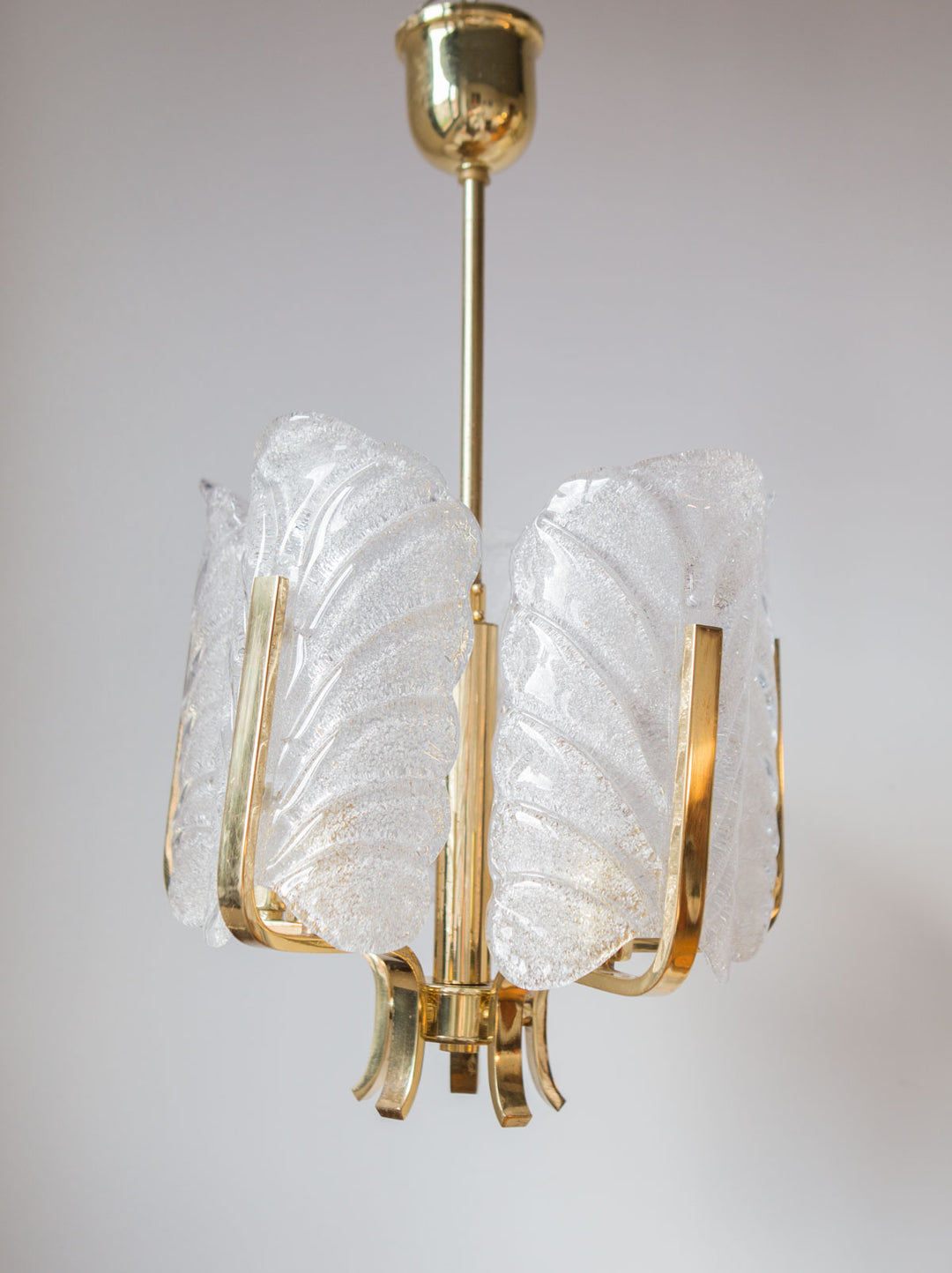 Lámpara techo sueca Carl Fagerlund / Orrefors años 60 chandelier
