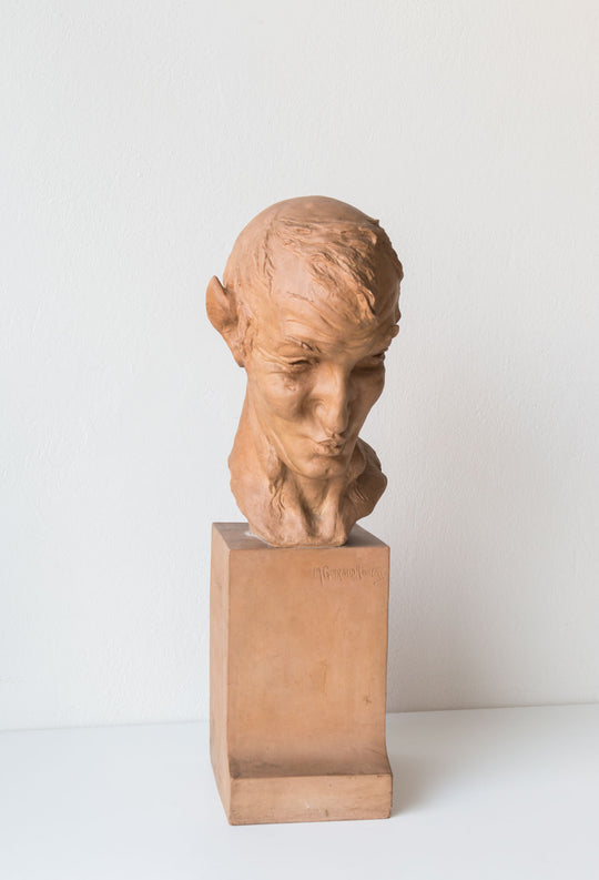 Busto terre cuite 1928 Sèvres – Guiraud Rivière (VENDIDA)