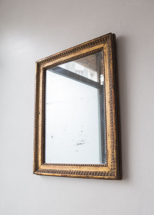 espejo antiguo dorado francés vintage mirror s. XVIII