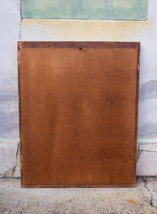 Antiguo espejo francés dorado al mercurio primera mitad s. XIX (73*59 cm)