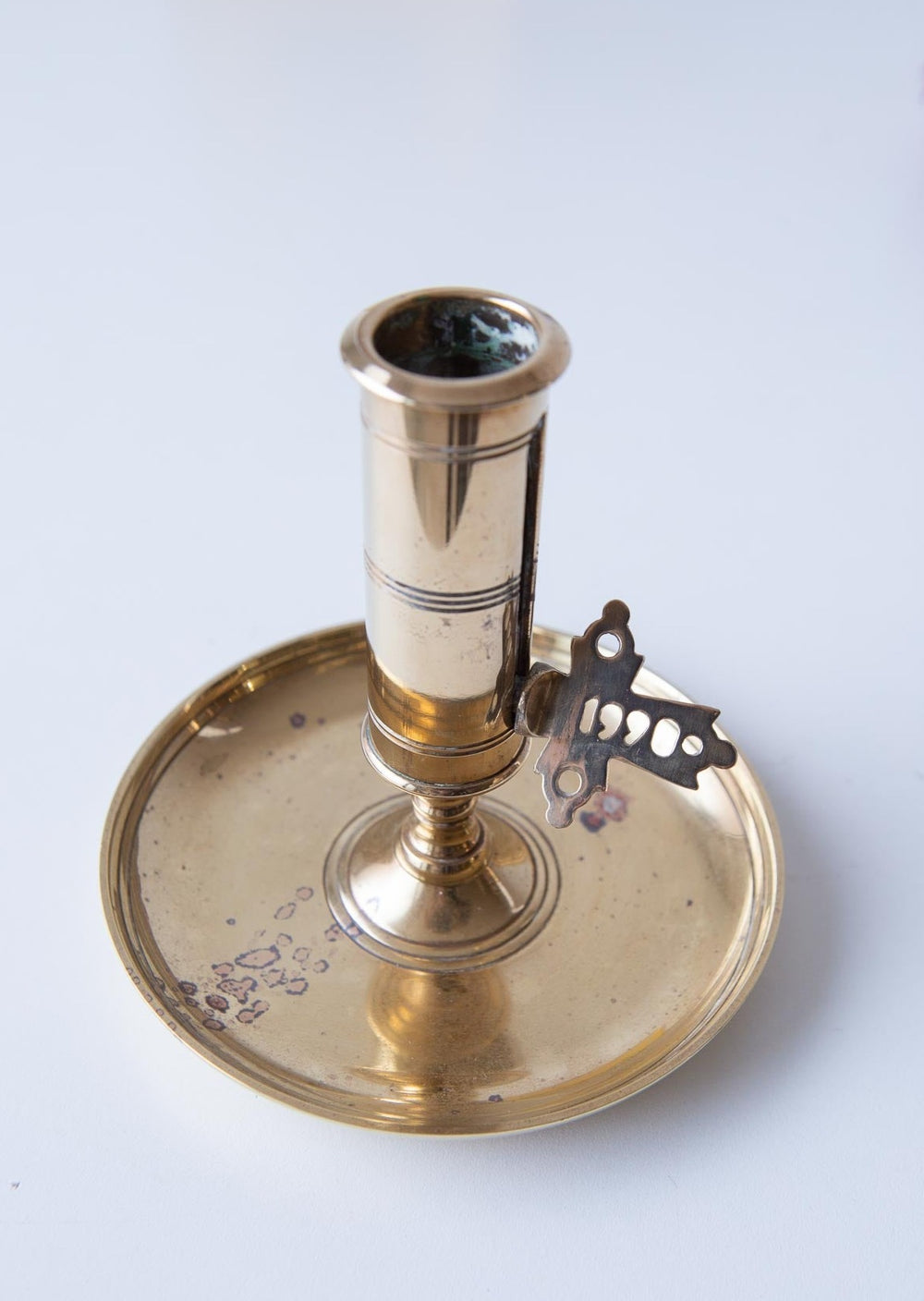 Candelero sueco latón Skultuna 1990 swedish brass candlestick