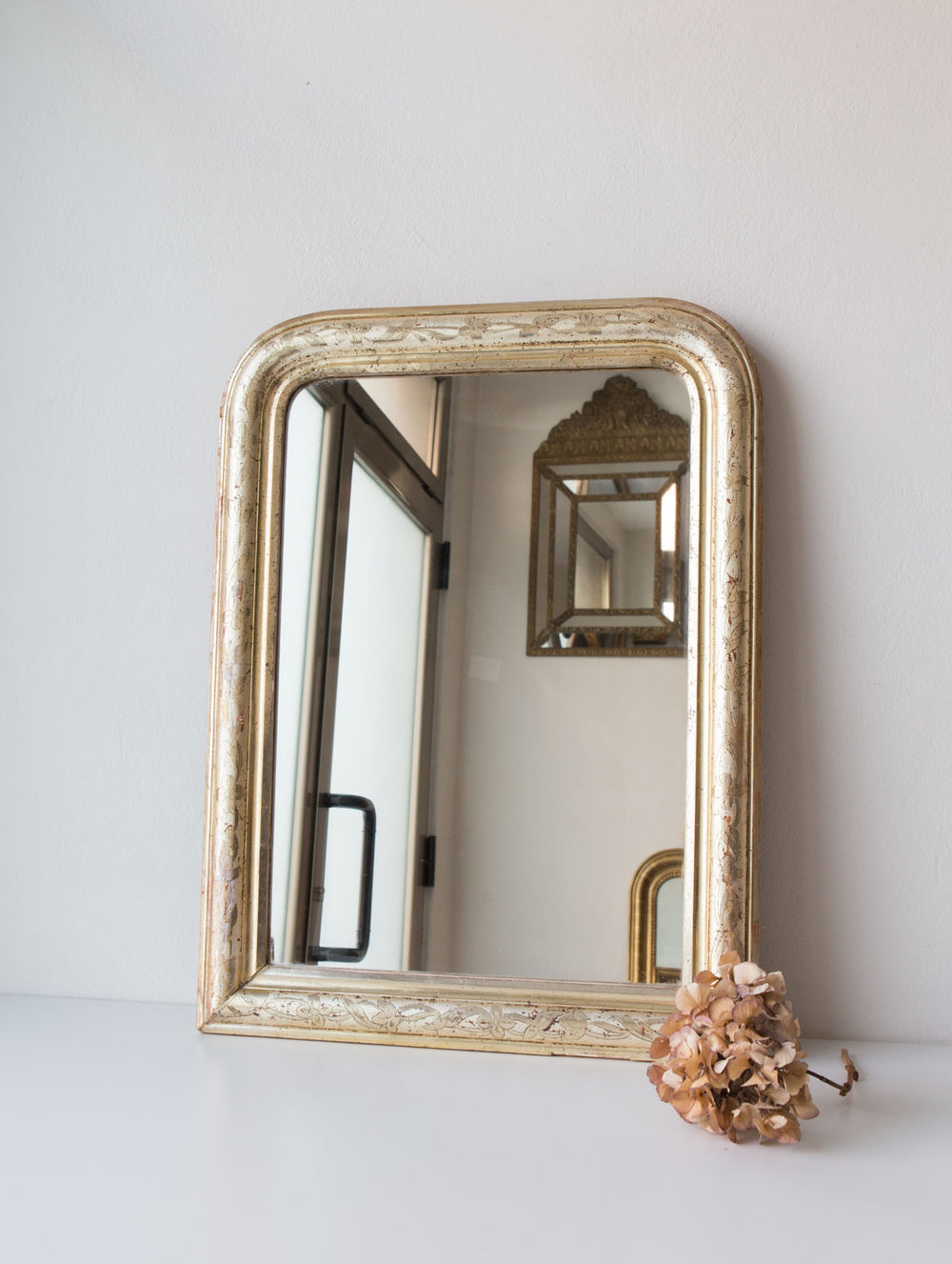 espejo antiguo dorado francés vintage mirror louis philippe