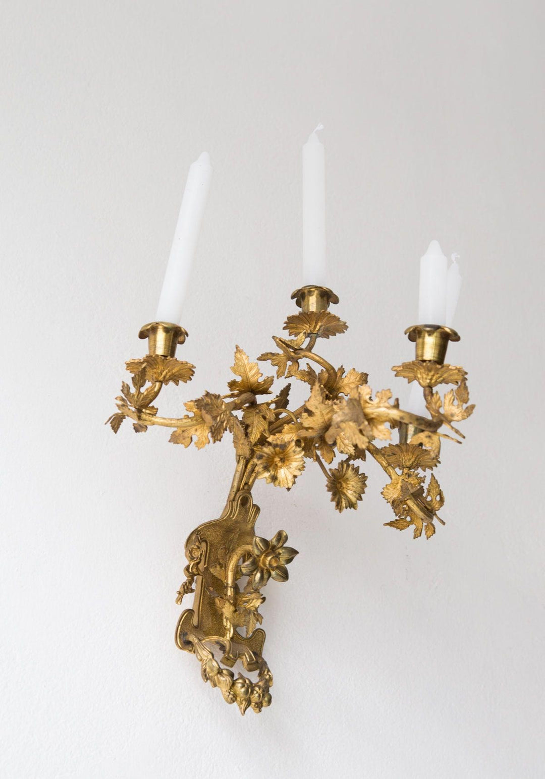 Pareja candelabros franceses s. XIX (VENDIDO)