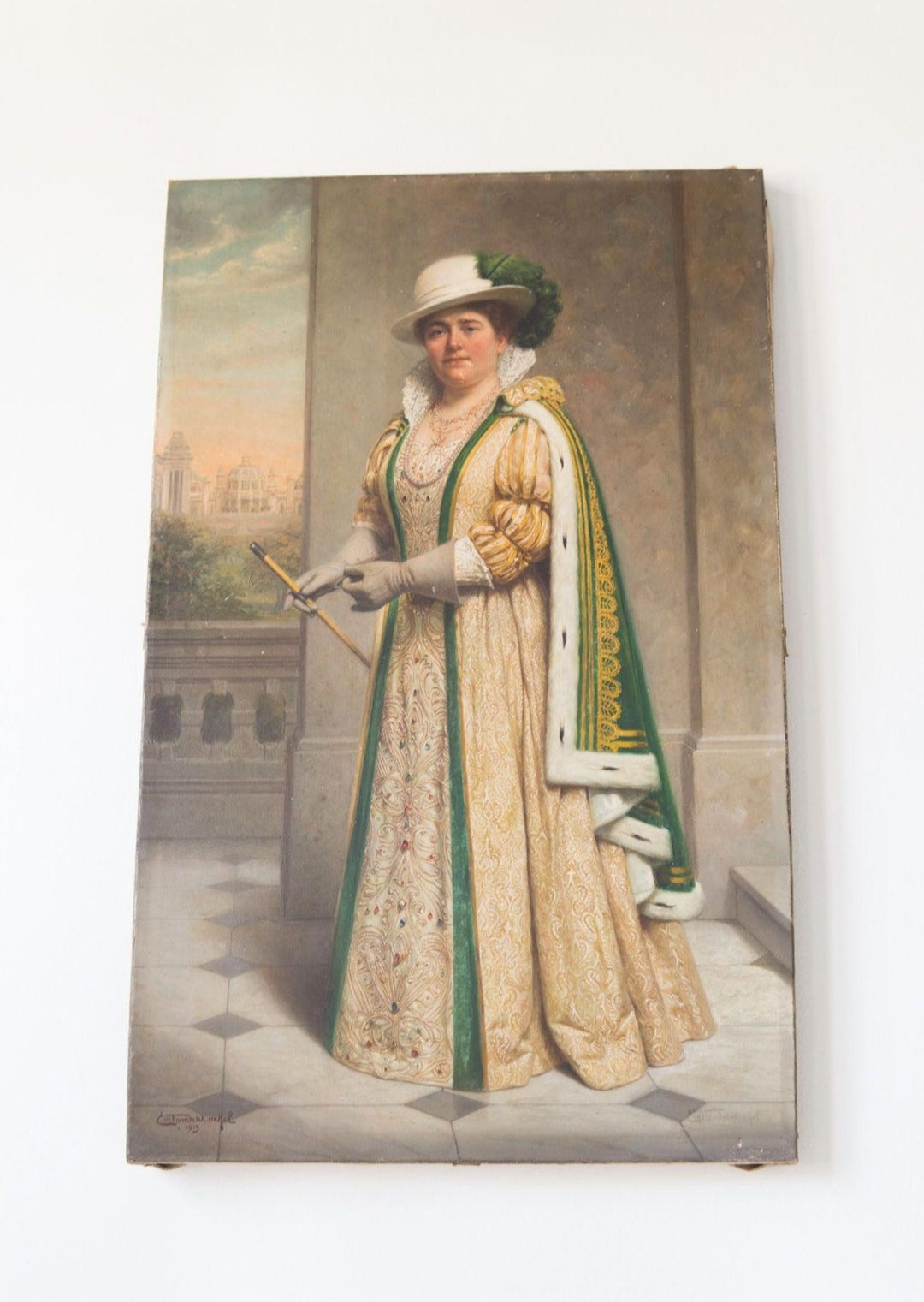 Retrato femenino Emile Van De Winckel 1913 (VENDIDO)