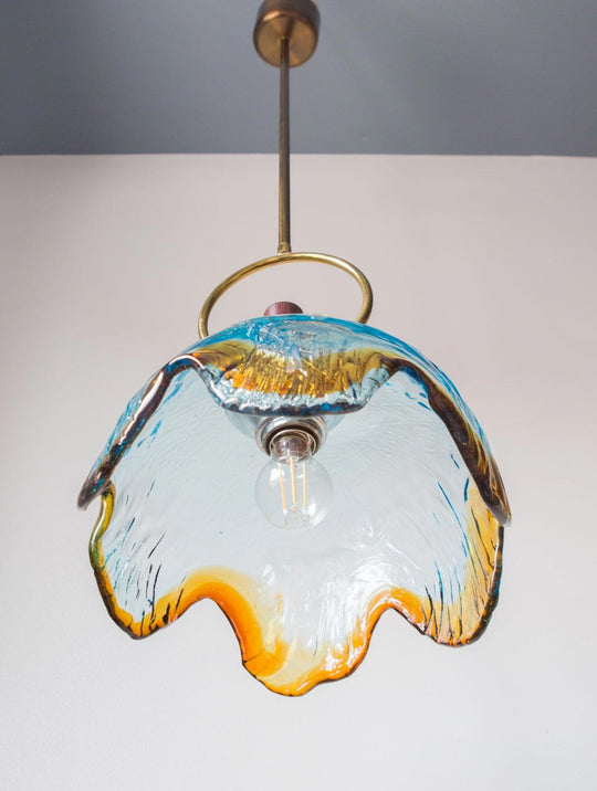Lámpara techo cristal Murano años 70 (⌀  32 cm)