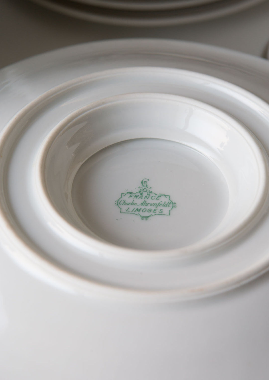 Vajilla francesa porcelana Ch. Ahrenfeldt Limoges (VENDIDA)