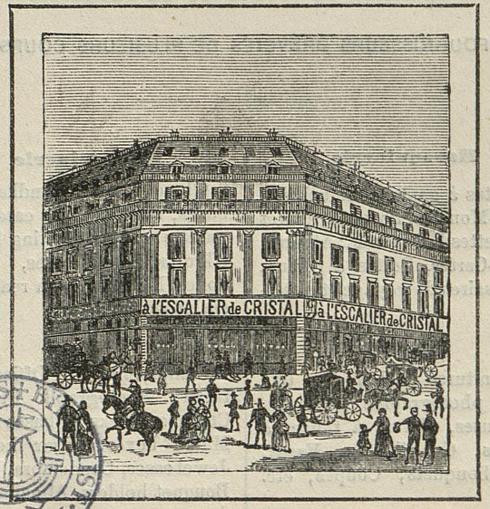 Juego postre Escalier de Cristal Lahoche & Pannier aprox. 1860 (VENDIDO)