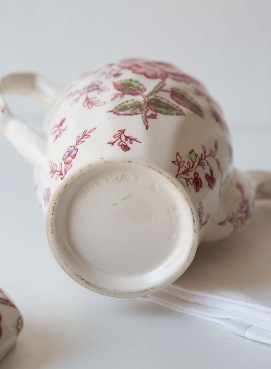 Cafetera inglesa Rose Chintz Johnson Brothers (VENDIDOS)