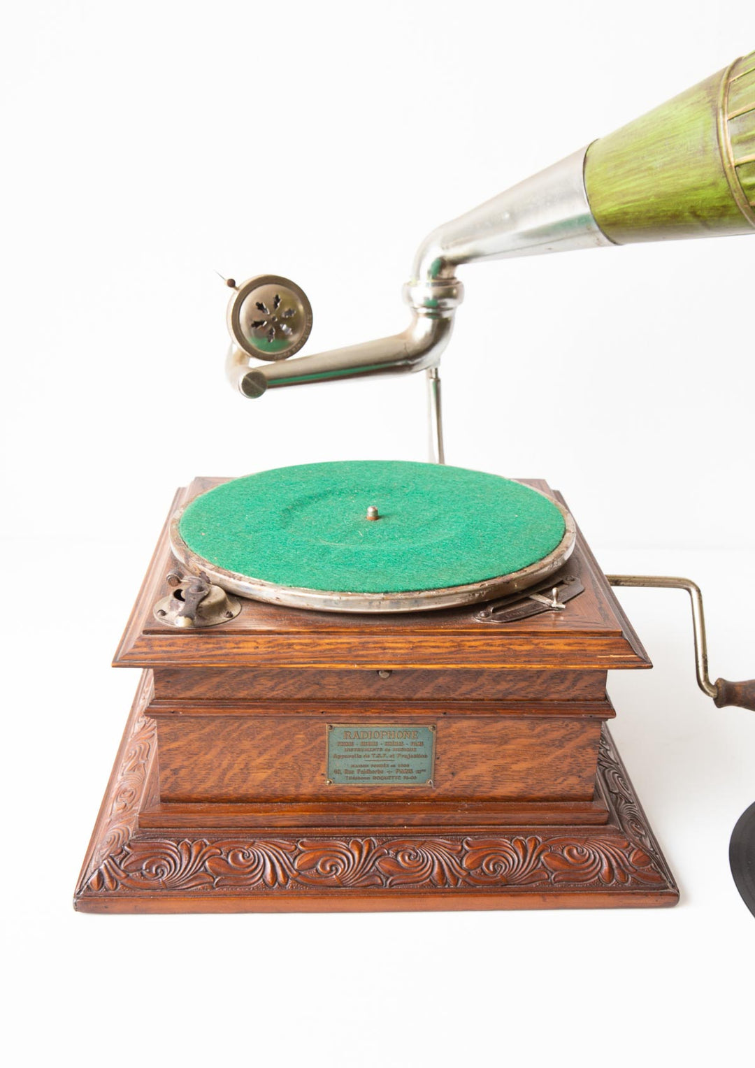 Antiguo gramófono francés aprox. 1910 RADIOPHONE (VENDIDO)