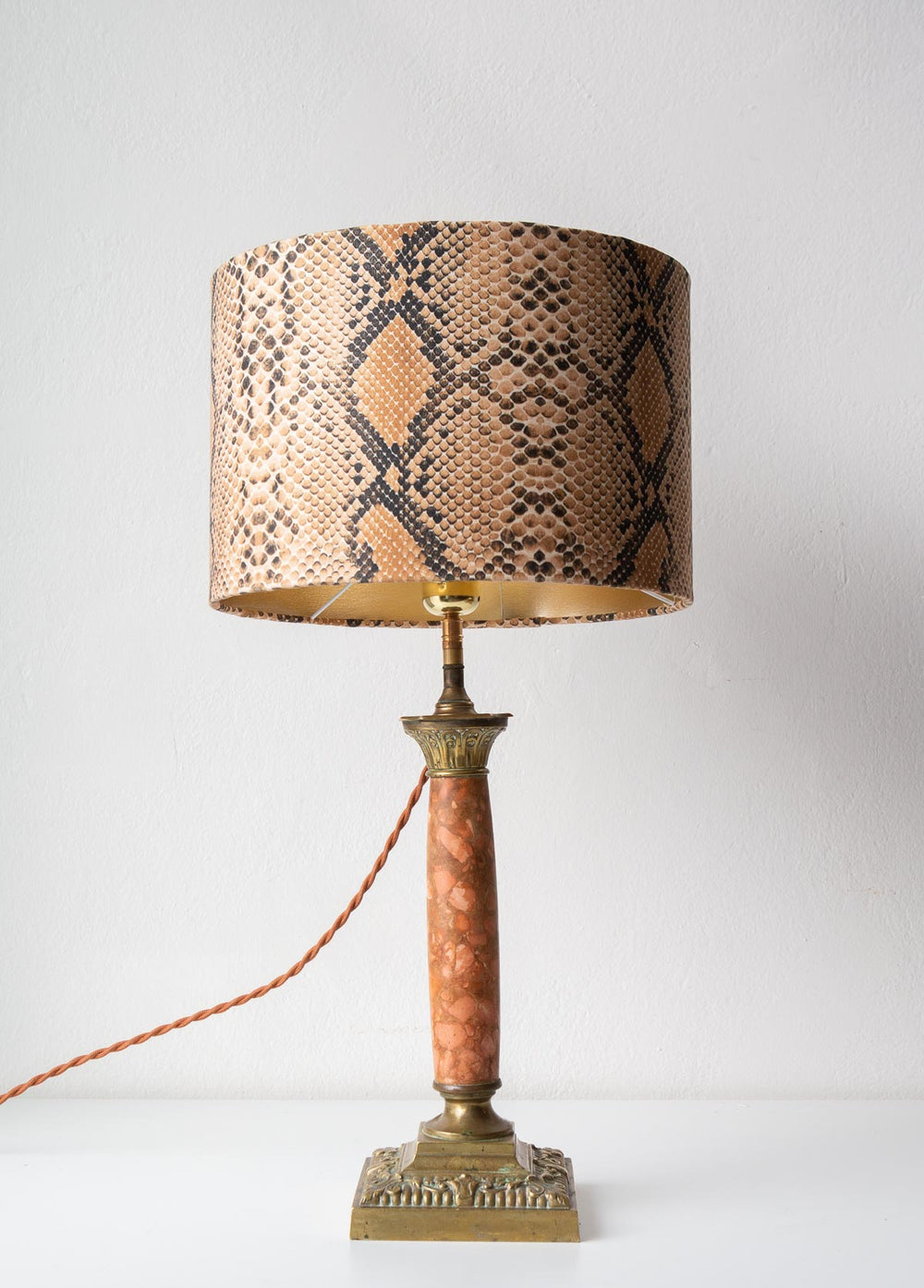 Antigua lámpara mesa francesa s. XIX (VENDIDA)