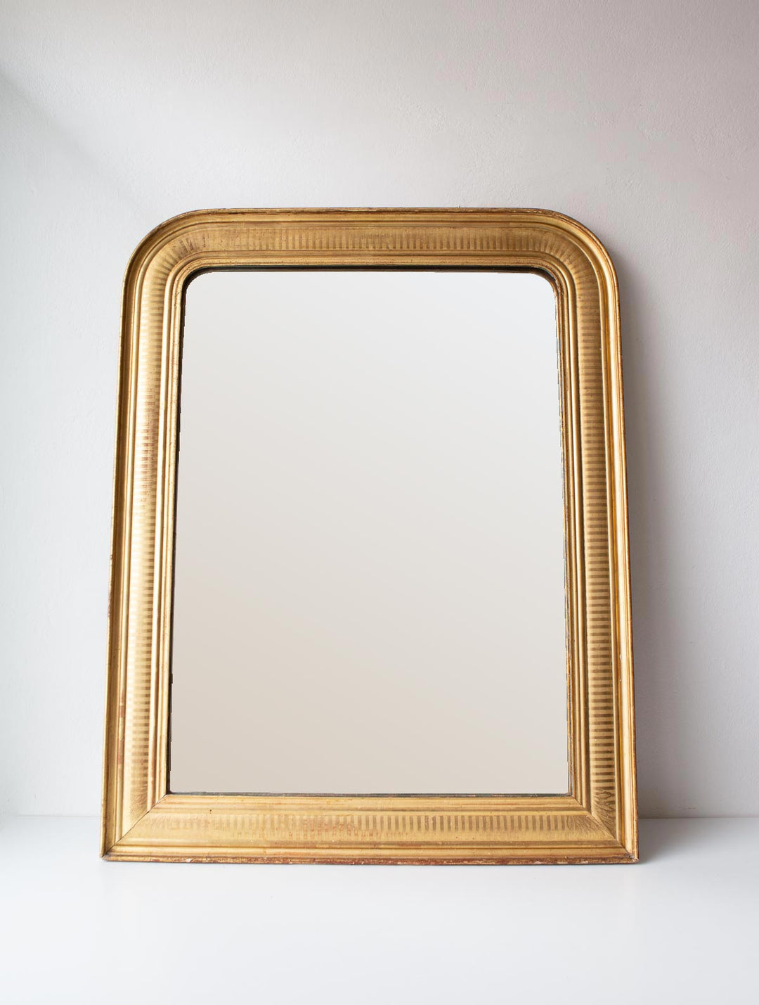 antiguo espejo dorado francés vintage gilded gold mirror 