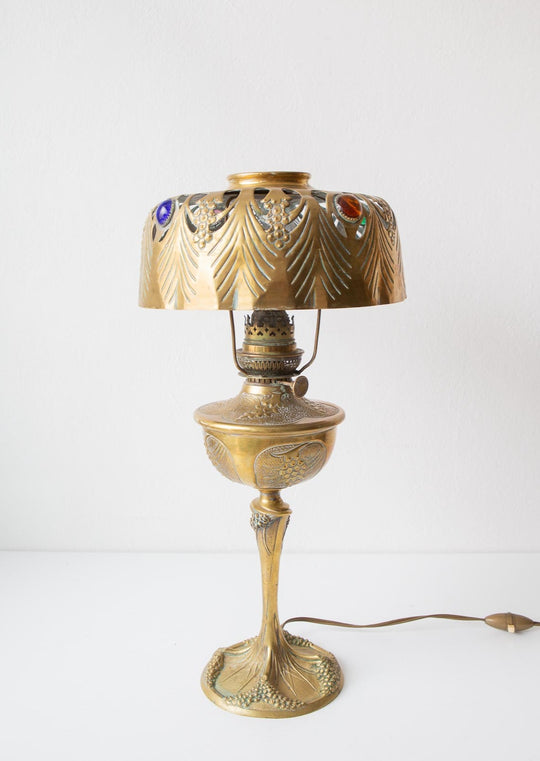 Lámpara de mesa Art Nouveau Georges Leleu (VENDIDA)