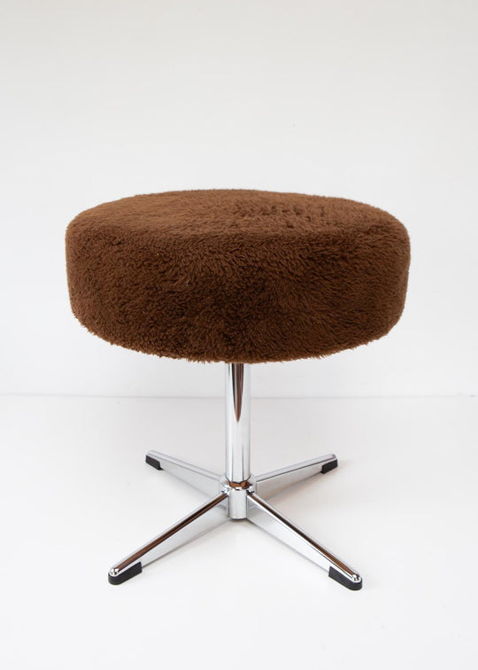 Taburete acero cromado c. 1970s