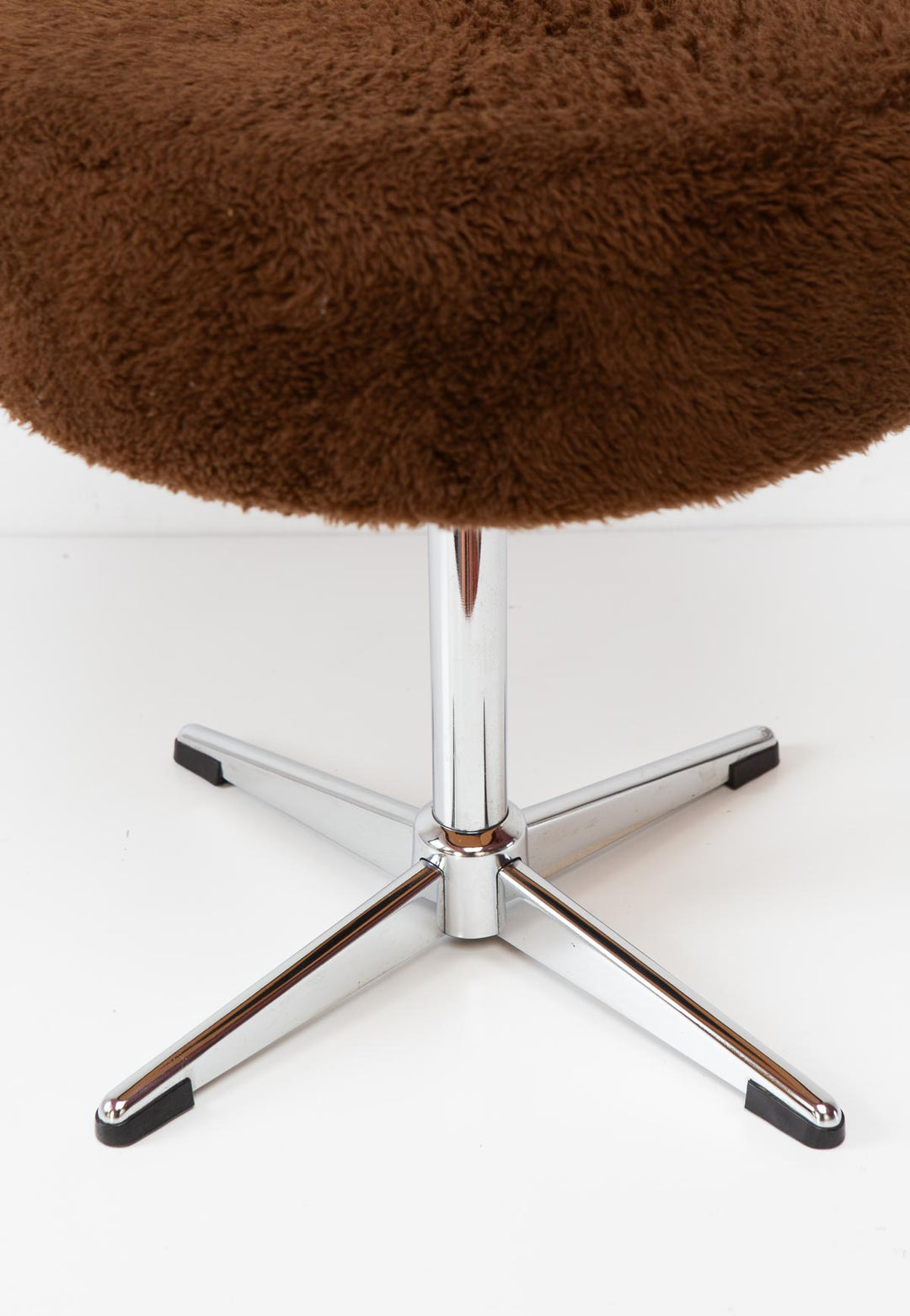 Taburete acero cromado c. 1970s