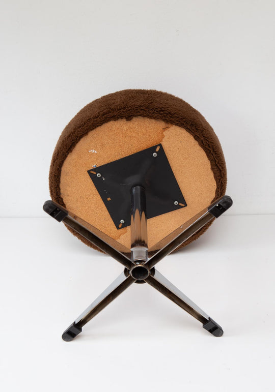 Taburete acero cromado c. 1970s